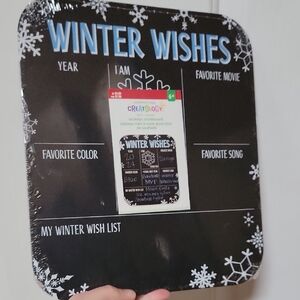 Creatology Winter Wishes Chalkboard NWT